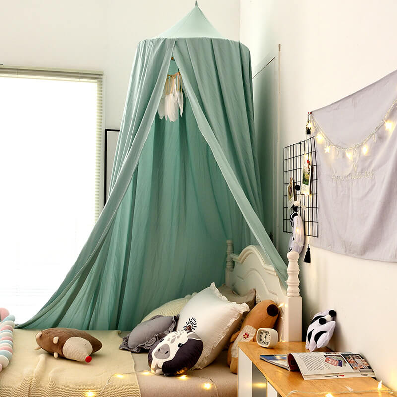 Cozy Black Bed Canopy for Kids