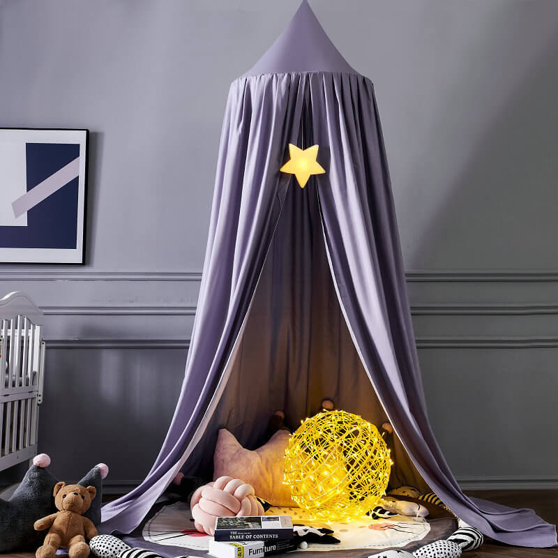 Cozy Black Bed Canopy for Kids