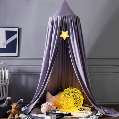 Cozy Black Bed Canopy for Kids