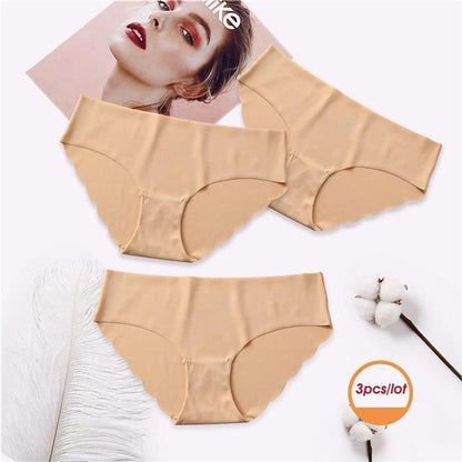 Comfortable Ultra Thin Seamless Panties (3 Pack)