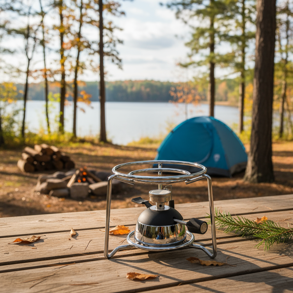 Compact Outdoor Stainless Steel Camping Stove - Yeezlab