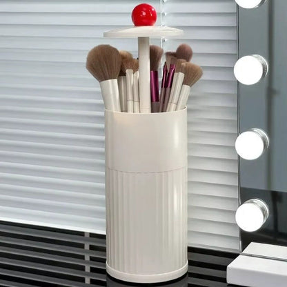 Portable Compact Cosmetic Brush Storage Case