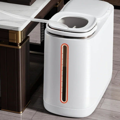 Space Saving 2 Section Kitchen Trash Recycling Bin