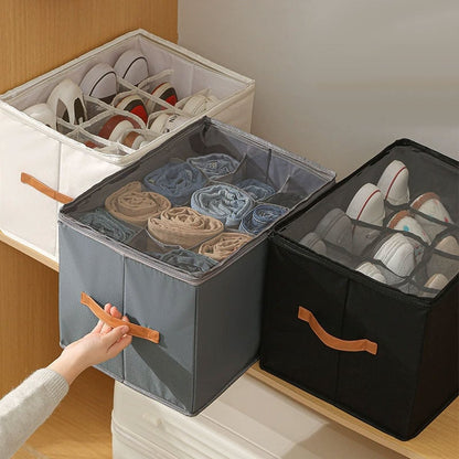 Foldable Clear Top Shoe Storage Box