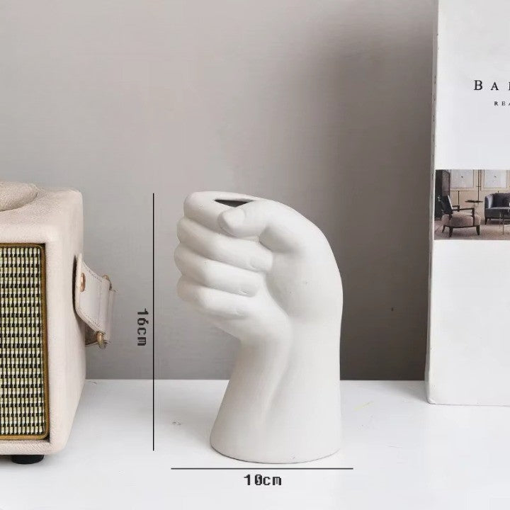 Stylish Handmade Ceramic Flower Vase Decor - Yeezlab