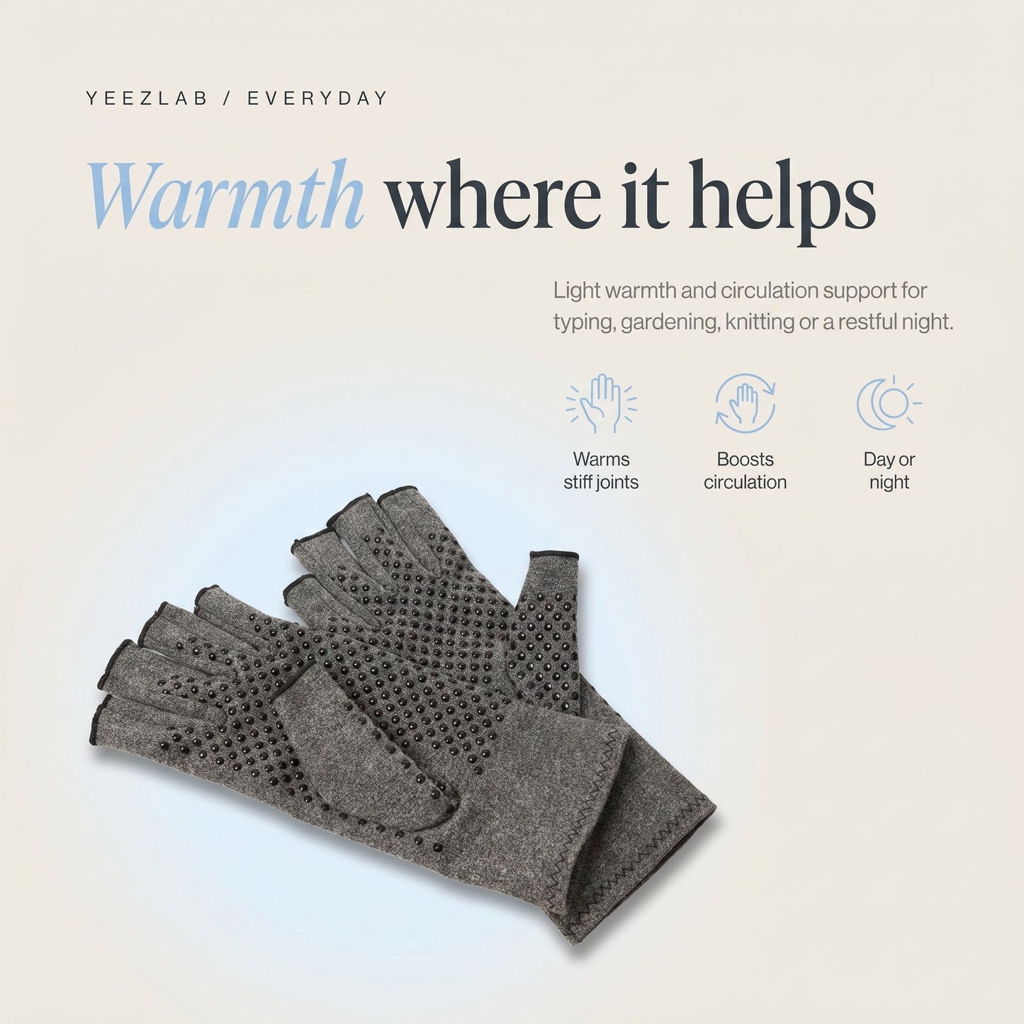 Arthritis Compression Gloves - Warmth where it helps