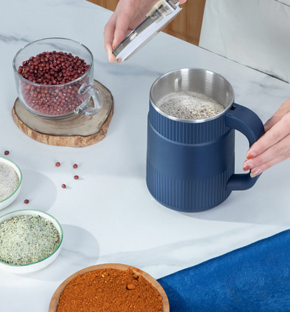 Electric Grain Mill - Compact Powerful Flour Grinder