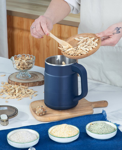 Electric Grain Mill - Compact Powerful Flour Grinder