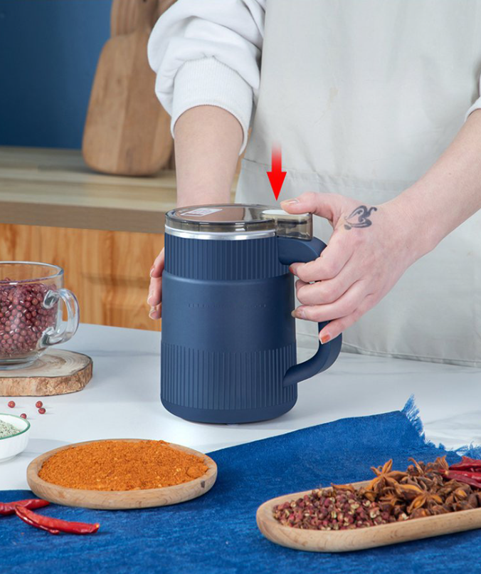 Electric Grain Mill - Compact Powerful Flour Grinder