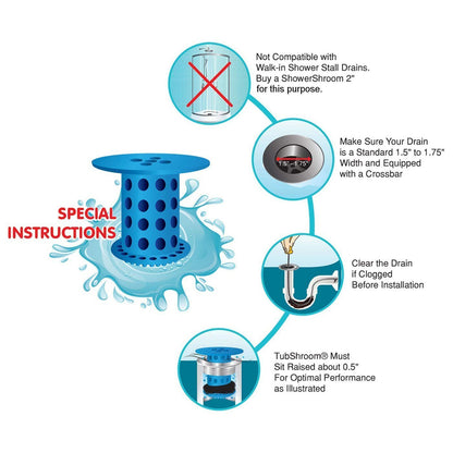 Easy Clean Shower Drain Protector
