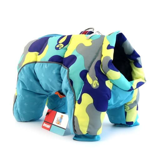 Cozy Insulated Dog Winter Coat with Reflective Stripes