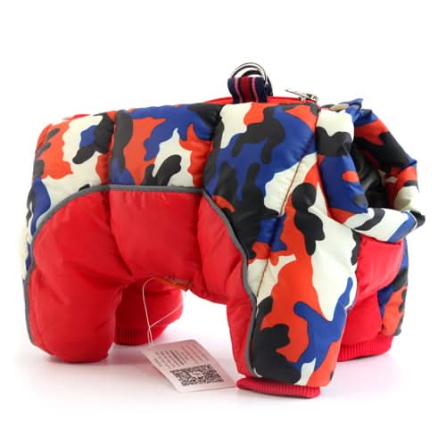 Cozy Insulated Dog Winter Coat with Reflective Stripes