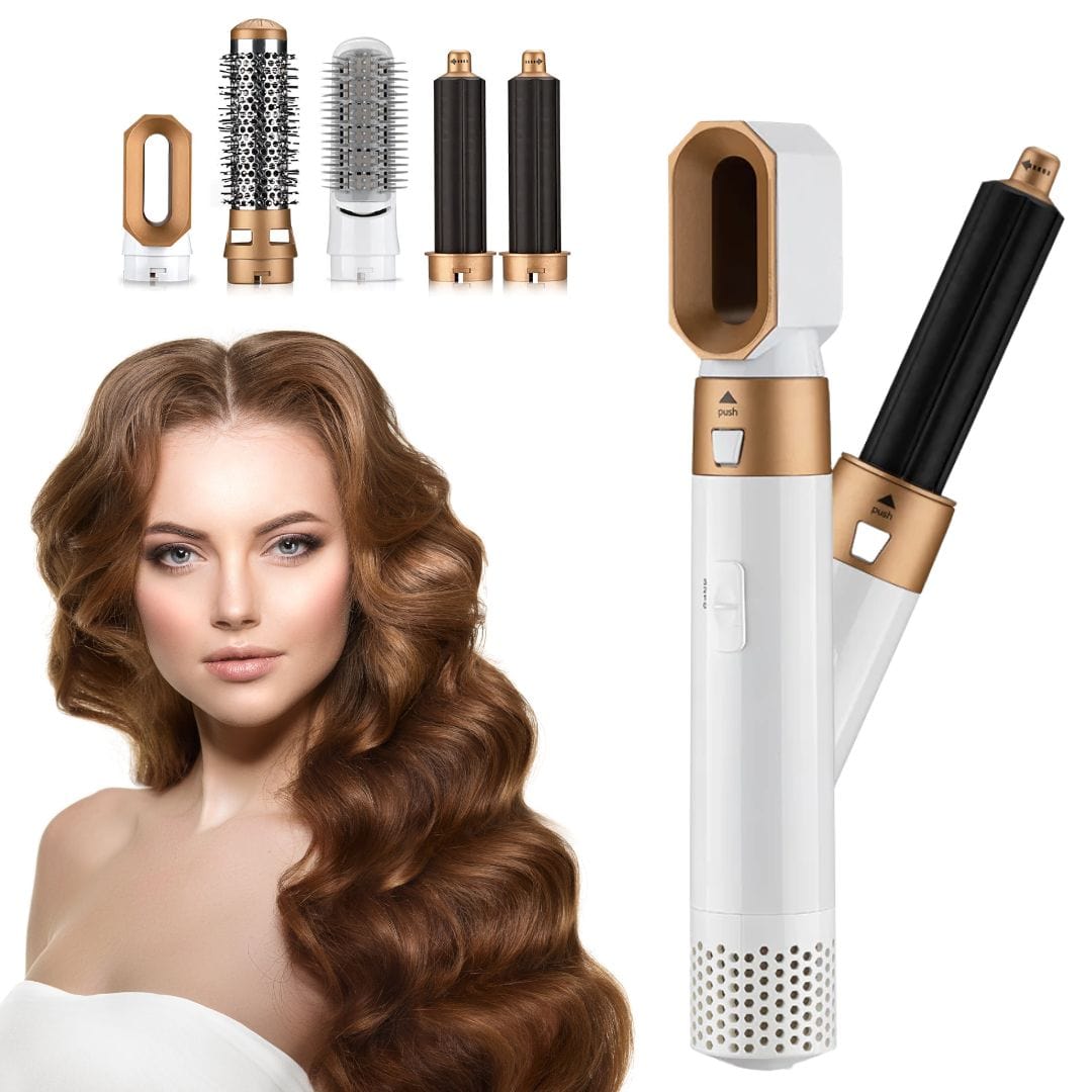 Yeezlab | Advanced 5-in-1 Curling Wand - No Hair Damage