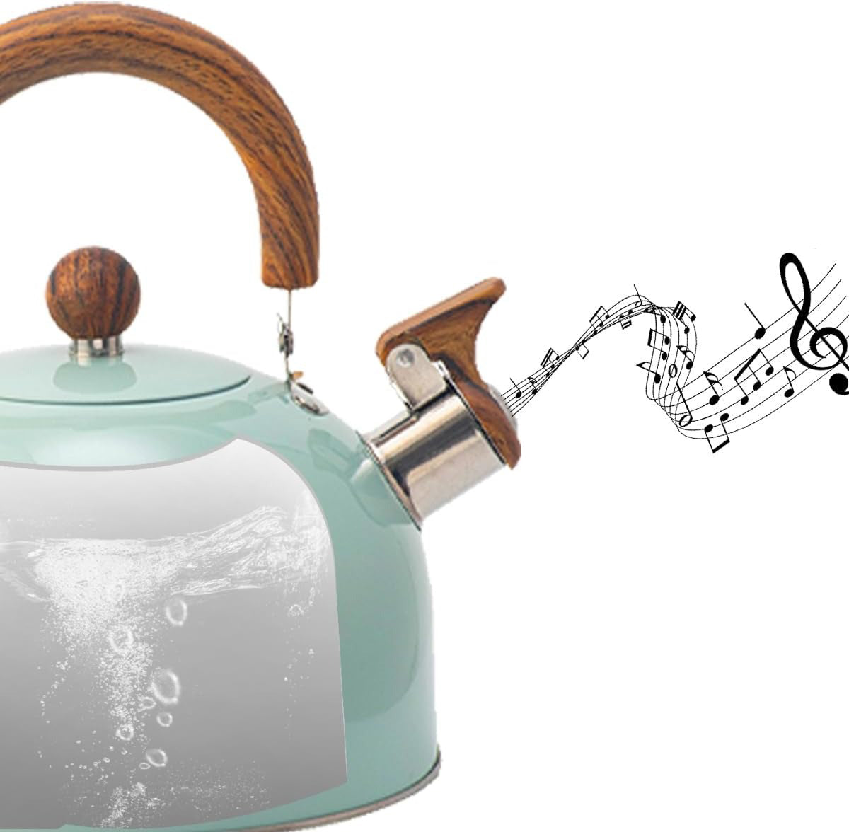 Premium Stainless Steel Whistling Tea Kettle