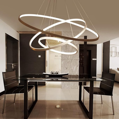 Circular Crystal Pendant Light