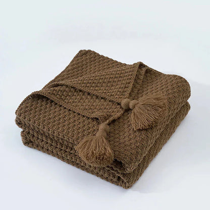 Cozy Scandinavian Wool Throw Blanket