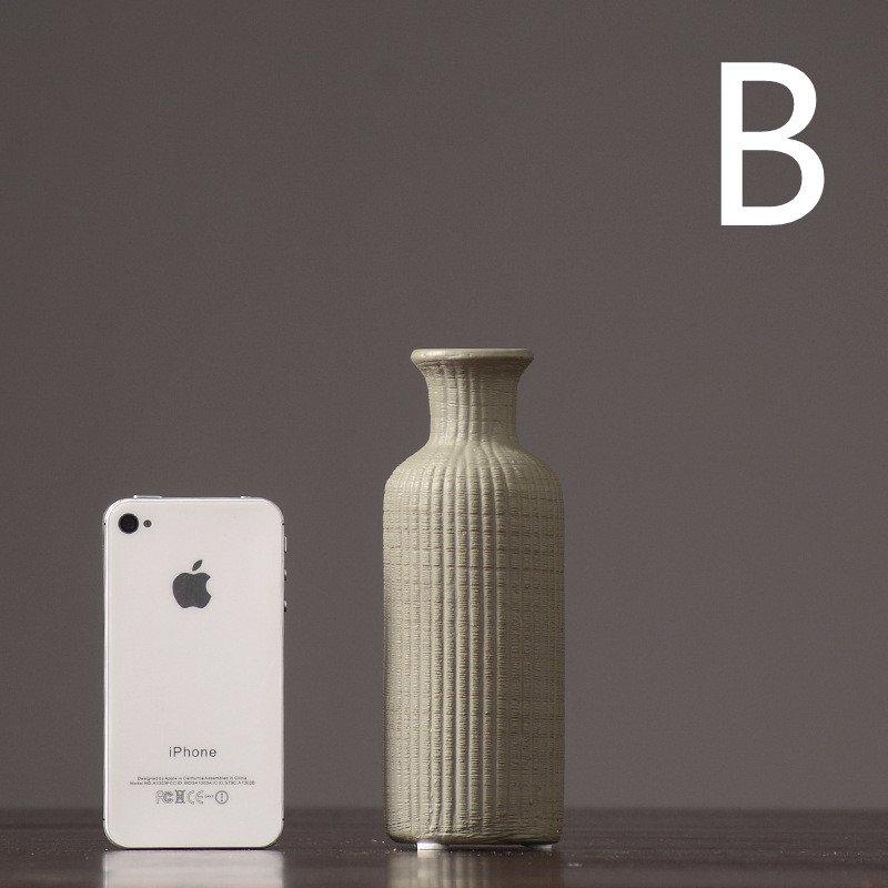 Earthy Terracotta Ceramic Flower Vase Pot