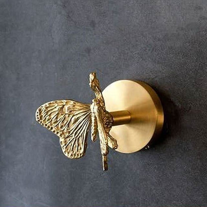 Luxury Animal Wall Hook Rack with Gold Details