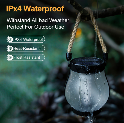 Warm Ambient Solar Powered Garden Lamp