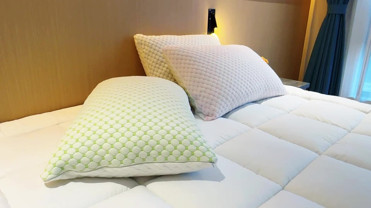 Cool Gel Memory Foam Pillow with Breathable Bamboo Cover