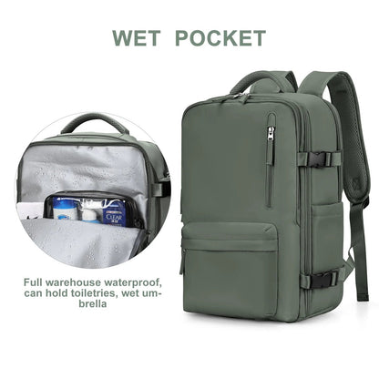 Waterproof Women's Hiking Backpack with USB Charger
