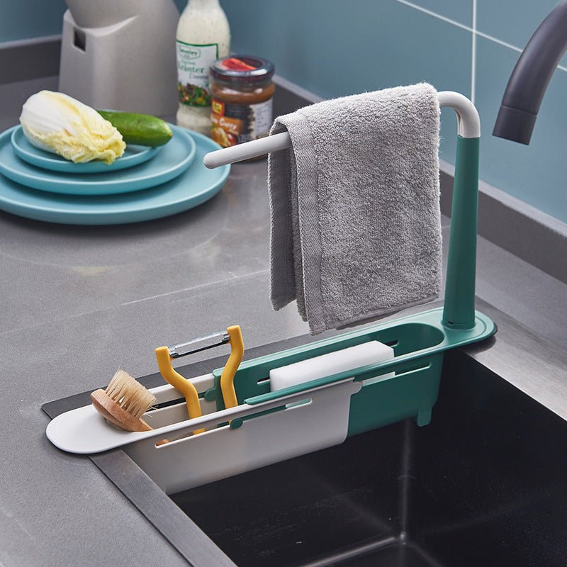 Compact Kitchen Sink Tray Organizer