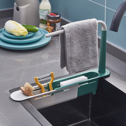 Compact Kitchen Sink Tray Organizer