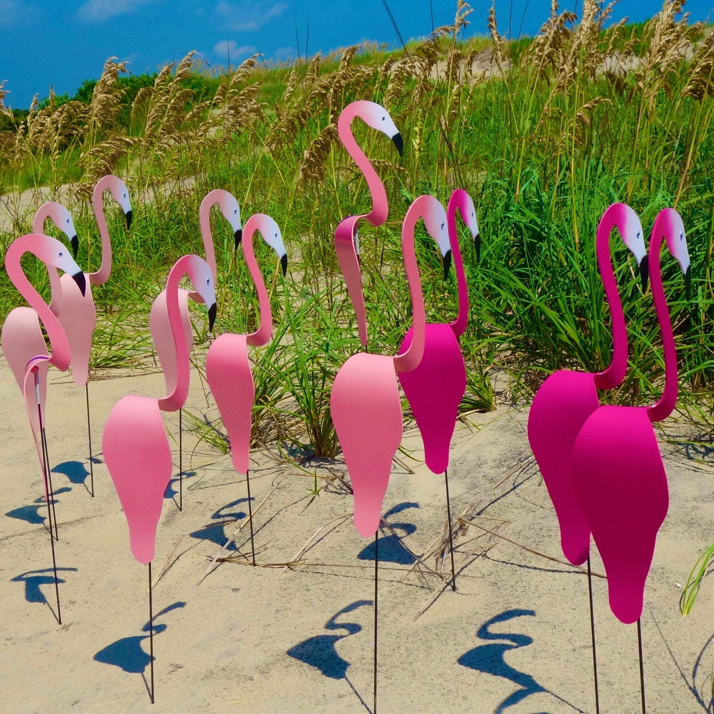 Colorful Pink Outdoor Lawn Ornament