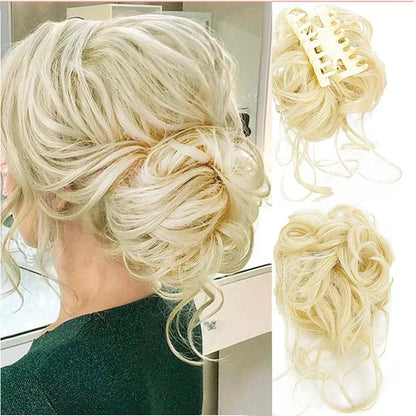 Easy Clip-in Curly Bun Hair Extension