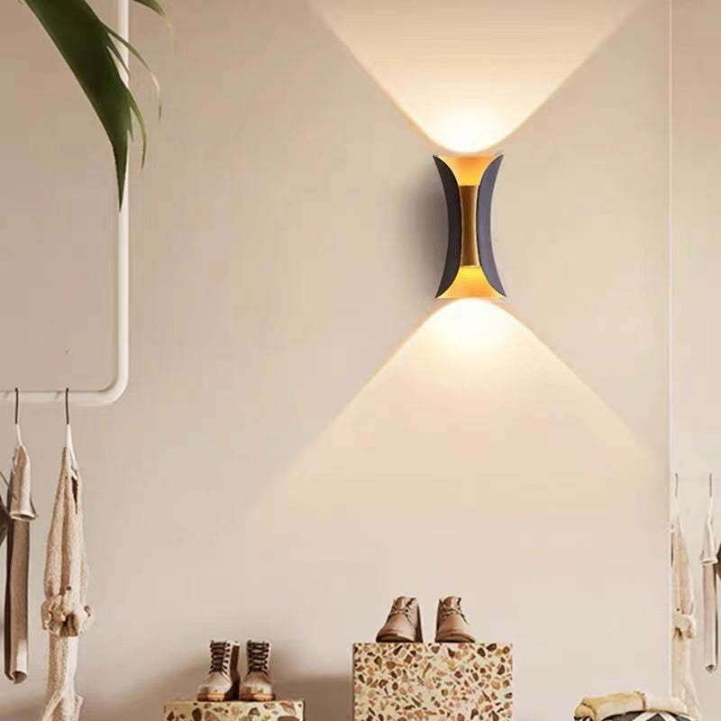 Contemporary Steel Outdoor Wall Light