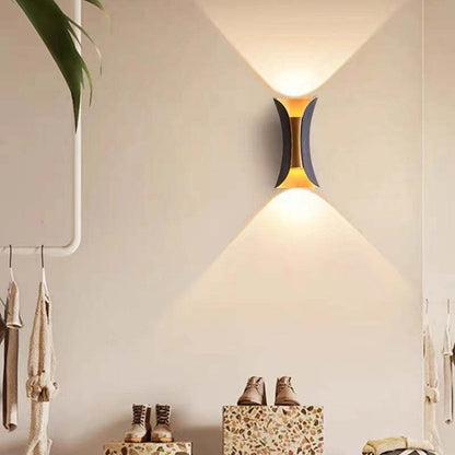 Contemporary Steel Outdoor Wall Light