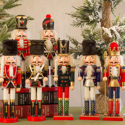 Classic Wooden Christmas Nutcracker Decor