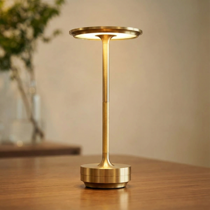 Wireless cordless LED table lamp for home and restaurant