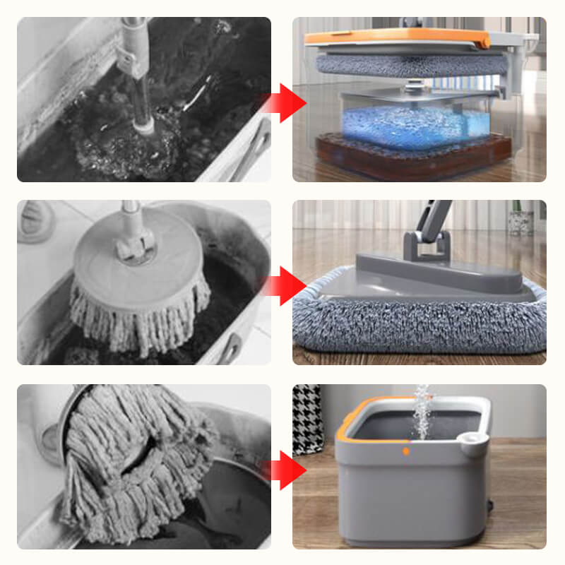 Effortless Automatic Mop Cleaner