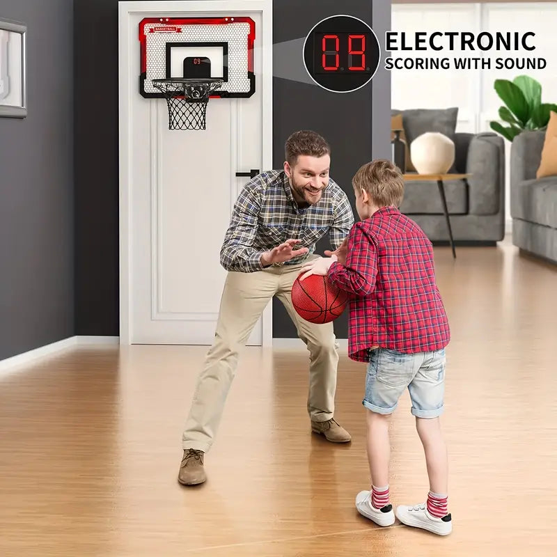 Electronic Basketball Hoop Door System