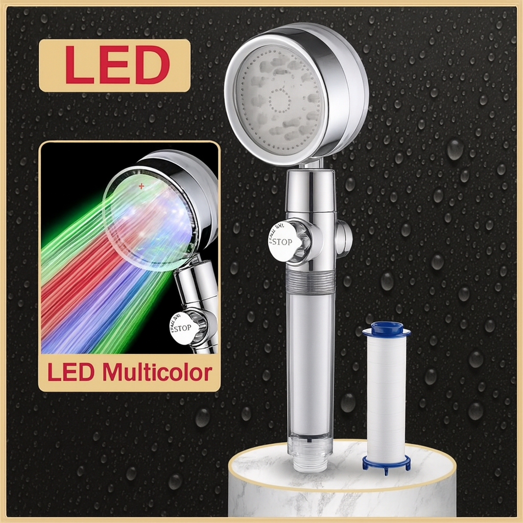 Colorful High Pressure Rain Shower Head - Yeezlab