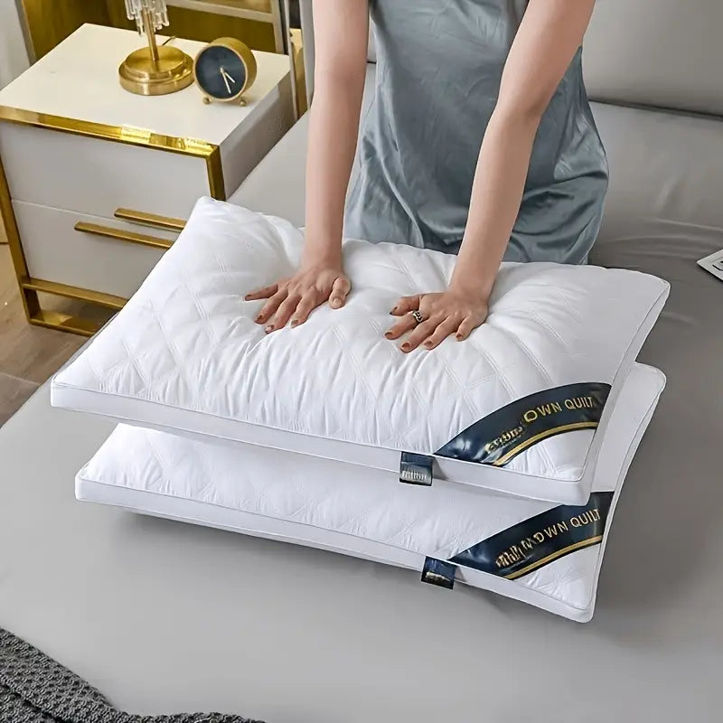 Comfortable Contour Pillows - 2 Pack Soft Support Set