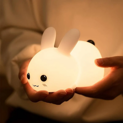 Cute Bunny Nightlight for Kids Soft Sleep Lamp - Yeezlab