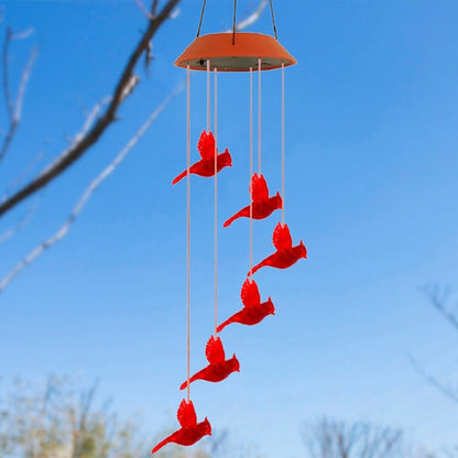 Colorful Solar Powered Wind Chime Light