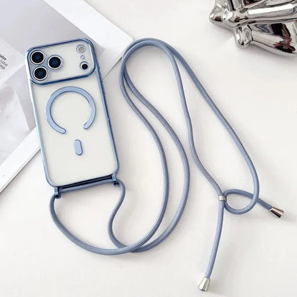 Universal Phone Neck Strap with Transparent Phone Case