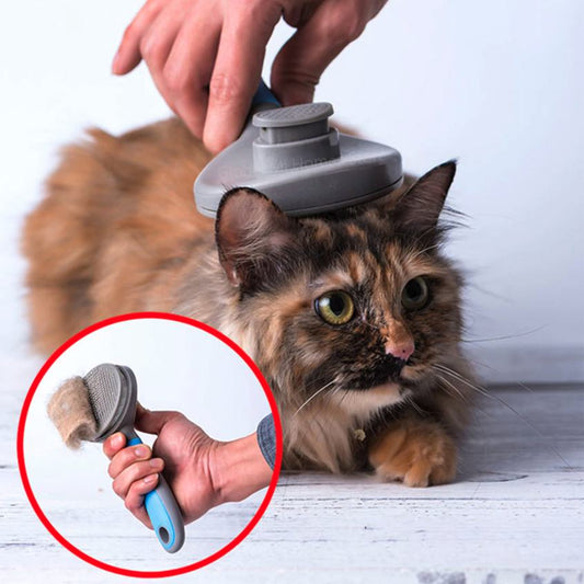 Pet Hair Removal Grooming Brush - Yeezlab