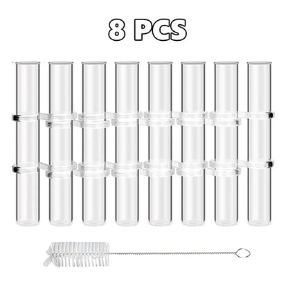 Adjustable Floral Glass Vase with Hinges