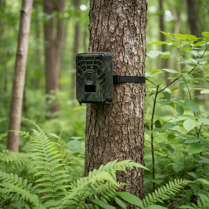 Camouflage wildlife camera with infrared night vision