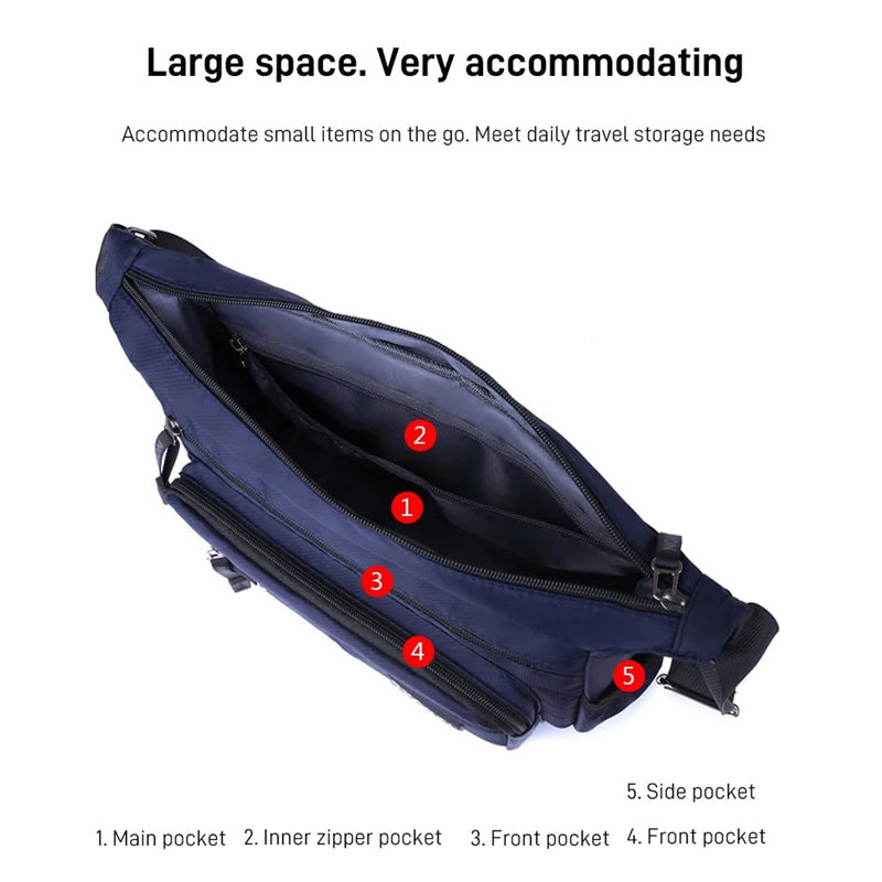 Spacious Multi Compartment Men's Travel Bag