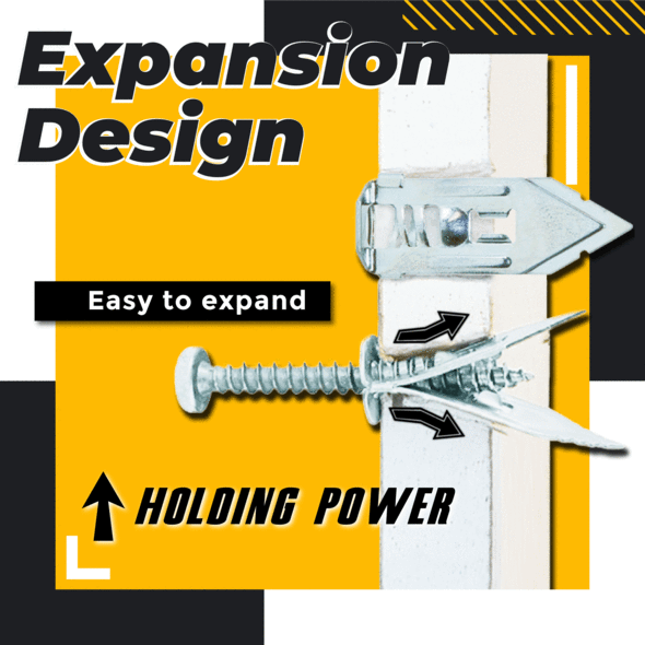 Heavy Duty Drywall Anchor Screw Set - Yeezlab