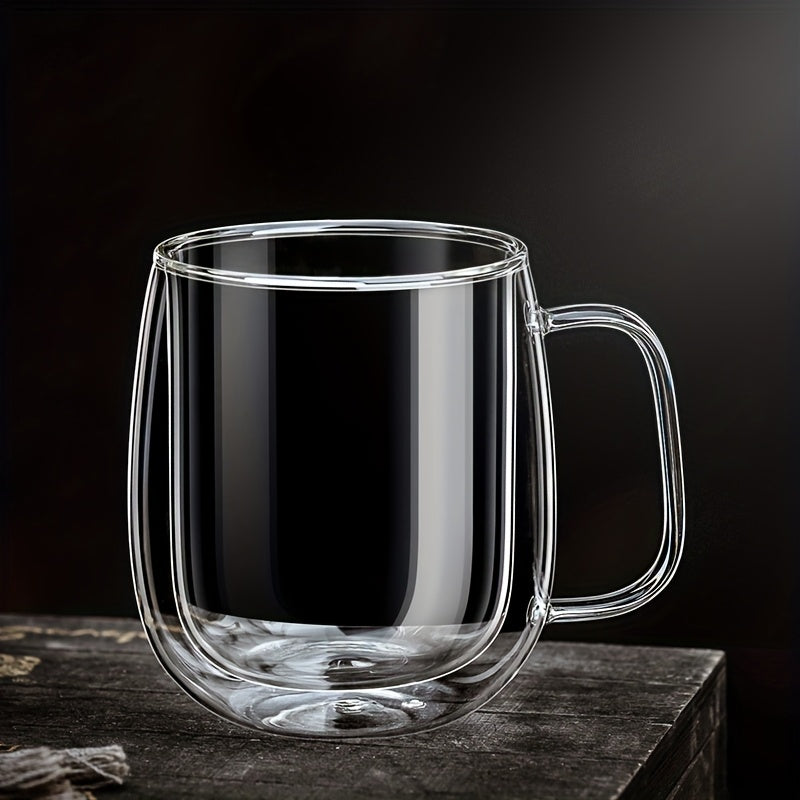 Premium Double Walled Glass Coffee Mug