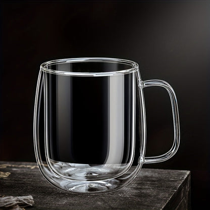Premium Double Walled Glass Coffee Mug