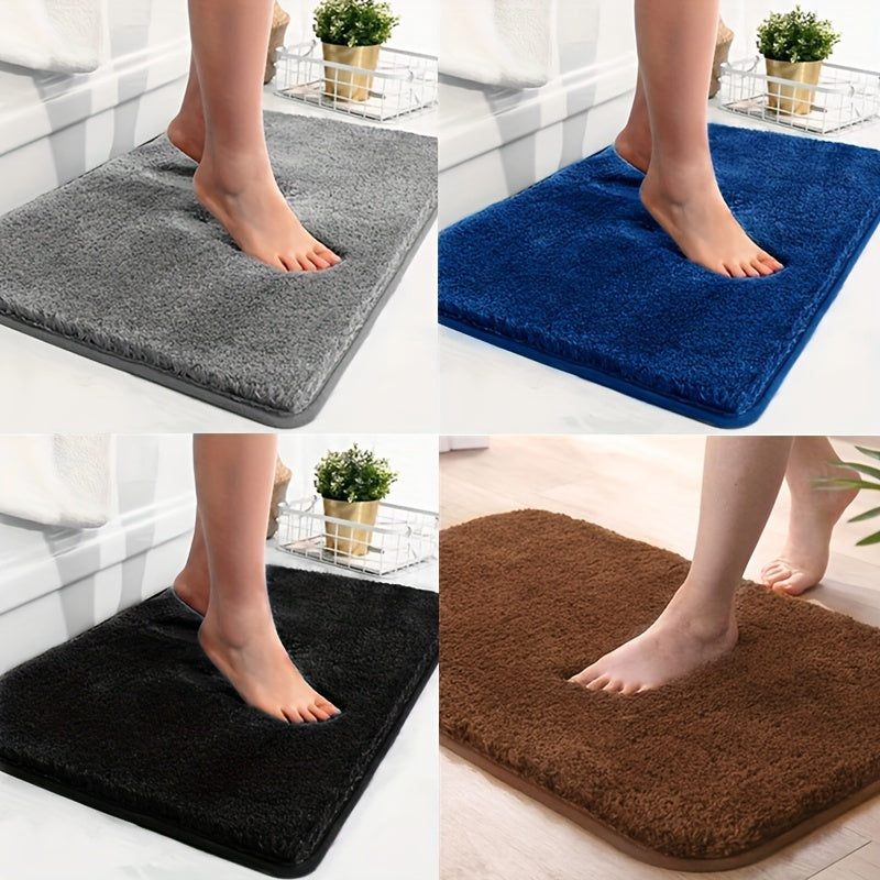 Luxury Plush Bathroom Mat - Ultra Soft Non Slip Bathmat