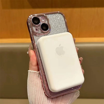 Sparkly Phone Case with Magnetic Ring Holder