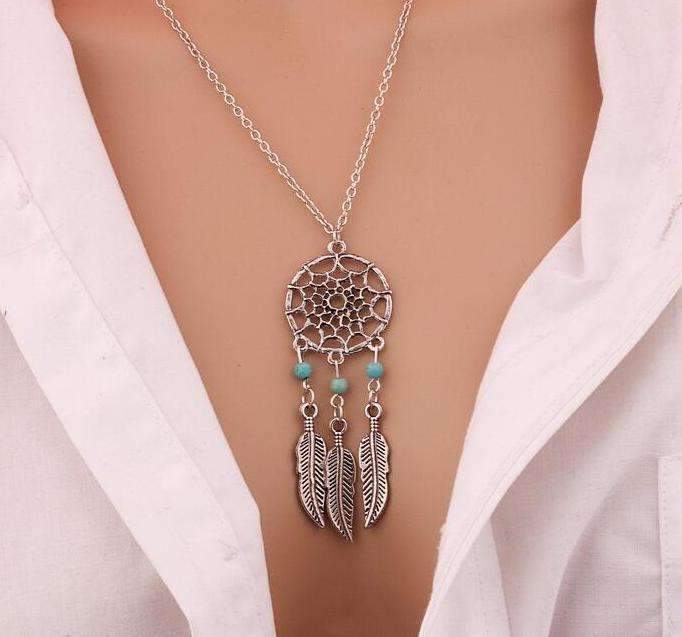 Vintage Chic Silver Chain Necklace for Women